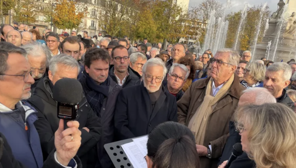 Rassemblement contre l'antisémitisme : 400 personnes réunies à Dijon