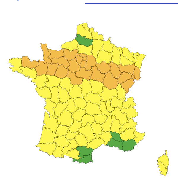 La Côte d'Or en vigilance orange neige et verglas ce jeudi 