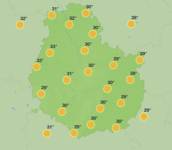 Météo en Côte-d’Or – Une semaine de rentrée aux températures estivales