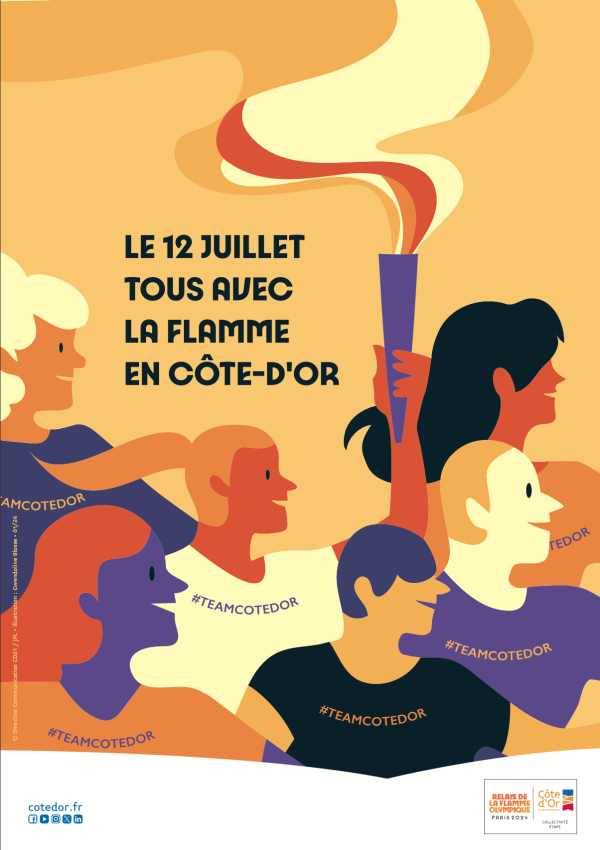 J-2 : le Département prêt pour accueillir la Flamme olympique et faire vivre aux Côte-d’oriens une journée historique !  