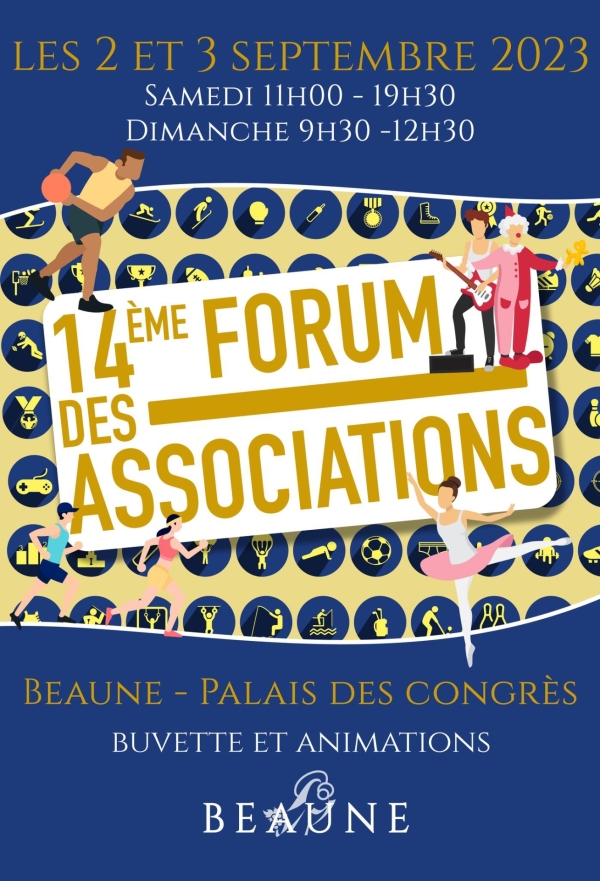 Beaune – Venez à la rencontre du tissu associatif au Forum des Associations les 2 et 3 septembre