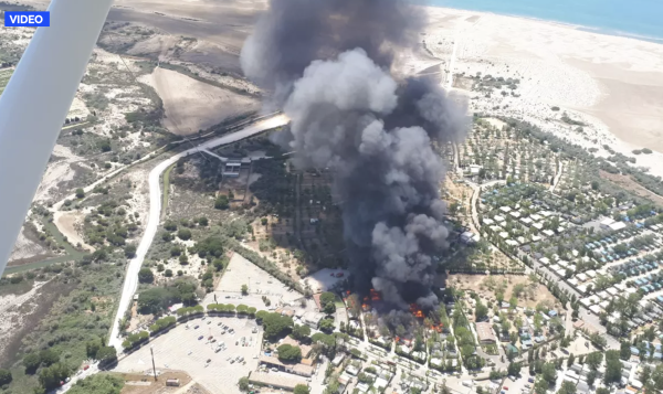 Bungalows détruits, vacanciers évacués... ce que l'on sait de l'incendie qui a (en partie) détruit un camping en Camargue