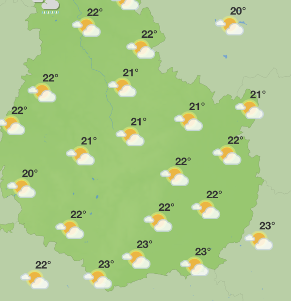 25°c attendus à Beaune en ce début de semaine 