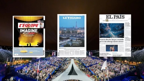 «Époustouflant», «apothéose», «grandeur olympique» : la revue de presse après la magique cérémonie d’ouverture des JO de Paris 2024