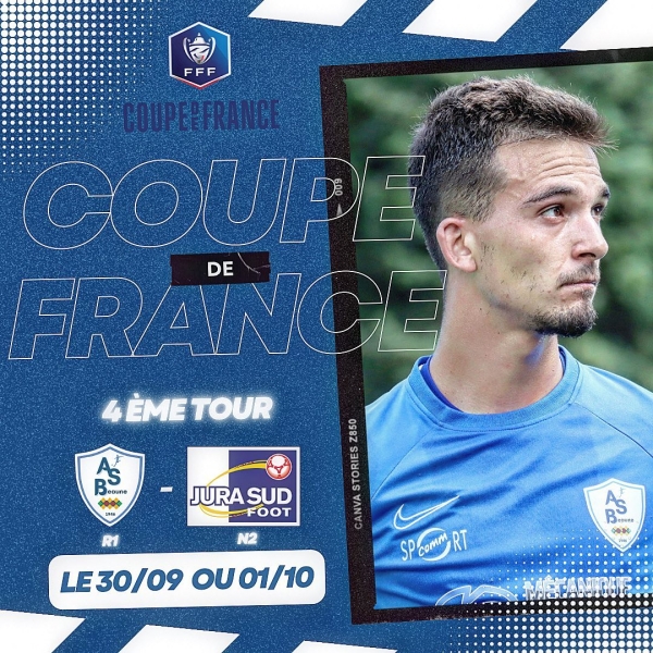 4e tour de la Coupe de France – L’AS Beaune affrontera Jura Sud Foot dans deux semaines