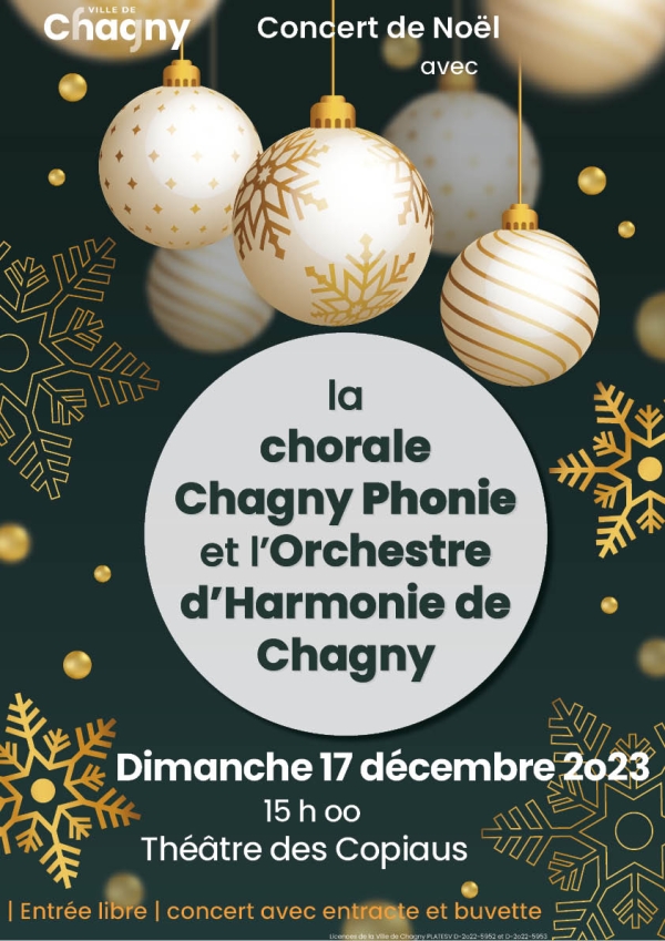 Chagny – Concert de Noël et Festival de Théâtre amateur comme prochains rendez-vous culturels de la Ville