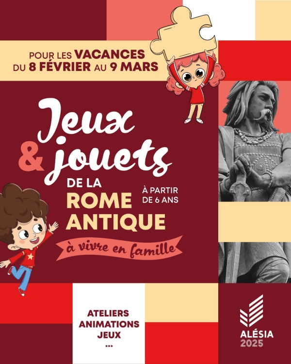 Le MuséoParc joue à la ROME ANTIQUE pour les vacances d’hiver !