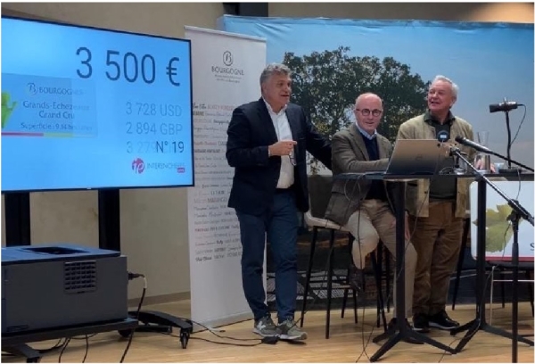 Beaune - Retour en chiffres sur la vente de panneaux du BIVB :  107 000 €, 310 lots et 13 nationalités représentées