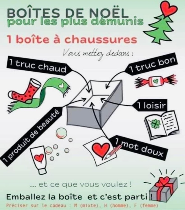 Beaune - Participez aux « Boîtes de Noël pour les plus démunis », dépôt jusqu’au 14 décembre