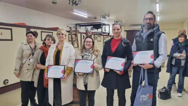 Beaune - Les champions du don de sang : André le Groupe, France Frais et AS Beaune se distinguent