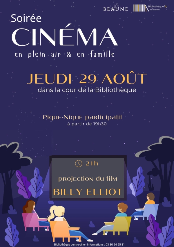 Billy Elliot sous les étoiles beaunoises : une soirée magique vous attend avec une projection en plein air ce jeudi 29 août