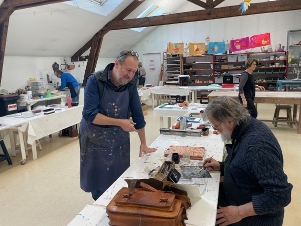 Beaune et Chagny - Créativité et partage avec l’atelier gravure à la portée de tous grâce à l’École des Beaux-Arts  