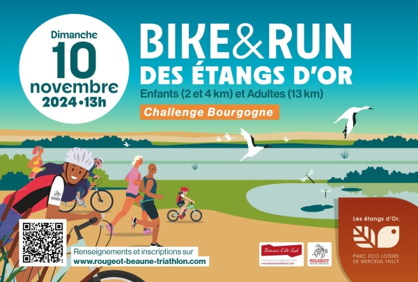 Rougeot Beaune Triathlon - 4e édition du Bike & Run des Étangs d'Or le dimanche 10 novembre