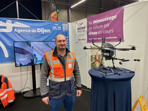 Foire de Beaune - Quand le drone révolutionne l’entretien des toitures  