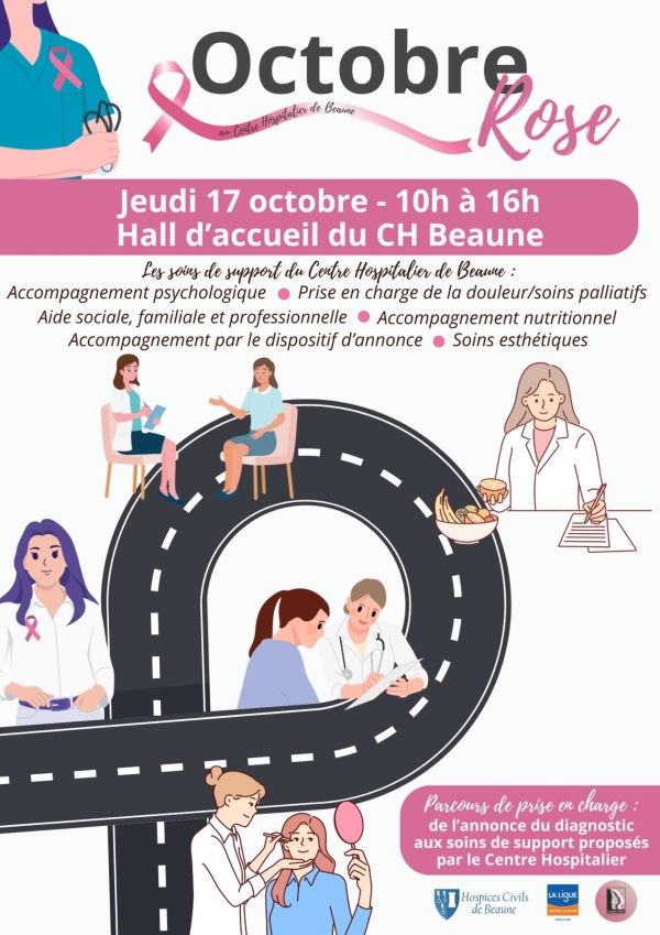 Octobre Rose aux Hospices Civils de Beaune - Une journée pour la prévention et l'accompagnement ce jeudi 17 octobre