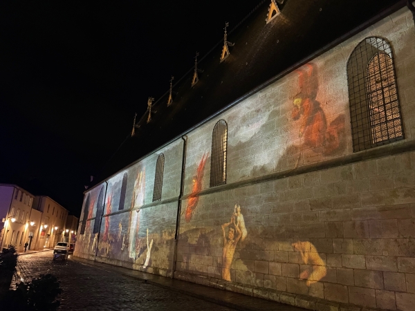 Lumières à Beaune jusqu'au 4 janvier - Projections monumentales sur 7 sites emblématiques de la ville 