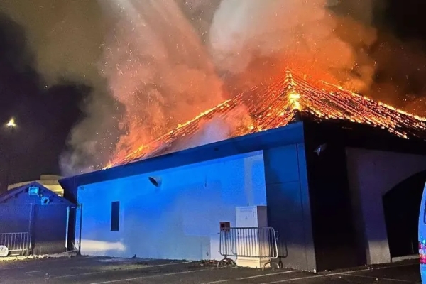 Beaune - Incendie à la discothèque le Copacabana : le toit entièrement détruit