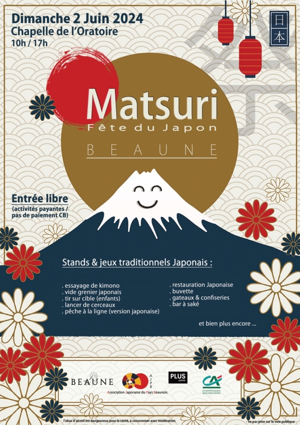 Beaune - Plongez dans la culture japonaise avec Matsuri, la Fête du Japon, le dimanche 2 juin