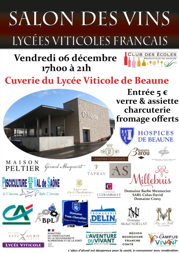 Beaune - Foire aux vins des lycées viticoles de France ce vendredi