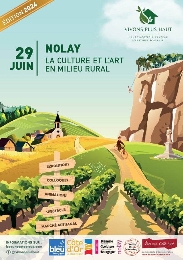 Communauté d’agglomération Beaune Côte & Sud - Le Festival Vivons plus Haut revient à Nolay le samedi 29 juin en clôture