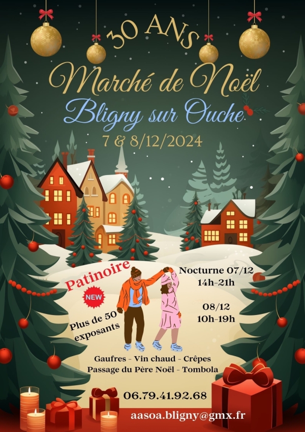 Bligny-sur-Ouche fête les 30 ans de son marché de Noël avec des nouveautés spectaculaires  