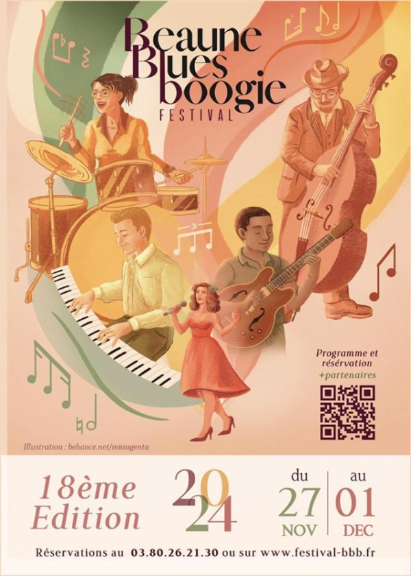 Beaune Blues Boogie Festival - Une 18ᵉ édition pleine de swing et de convivialité  du 27 novembre au 1er décembre