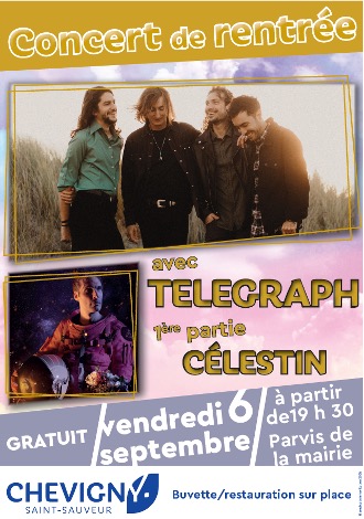 Un concert gratuit à Chevigny-Saint-Sauveur le 6 septembre !