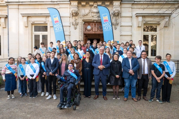 Investiture des Conseillers Départementaux Jeunes : les collégiens de Côte-d'Or prennent la parole