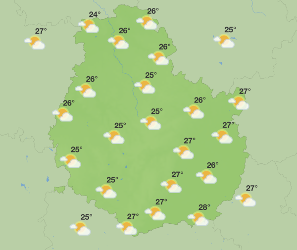 Météo de la semaine en Côte d’Or – Le beau temps s’installe