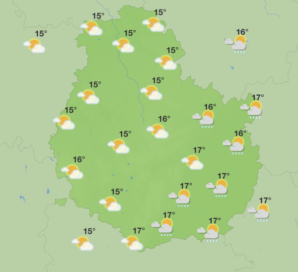 Météo en Côte d’Or – Une drôle de semaine avec alternance de pluie et d’éclaircies