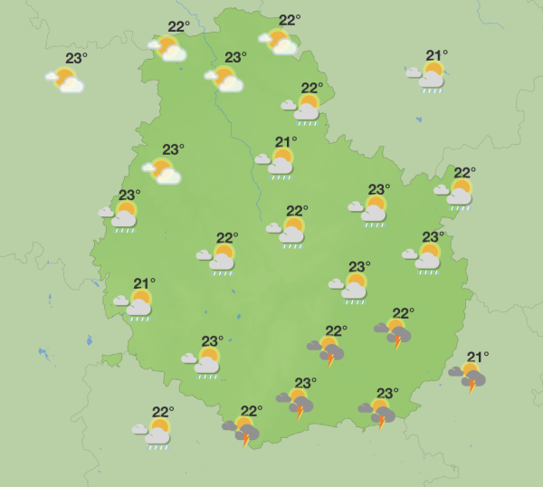 Météo du week-end – Après une perturbation pluvieuse samedi, retour du soleil dimanche