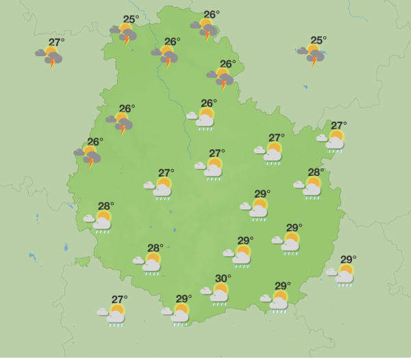 Météo en Côte d’Or – Samedi pluvieux, dimanche plus lumineux 