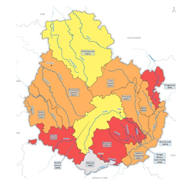 Le préfet de la Côte-d’Or prend de nouvelles mesures de restriction à compter du samedi 26 août