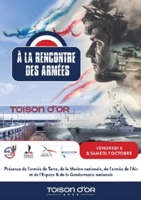 La Toison d’Or crée l'événement en réunissant les quatre corps de l'armée française, les 6 et 7 octobre prochains !