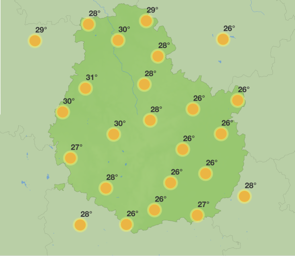 Météo en Côte d’Or – Une semaine aux saveurs d’été indien