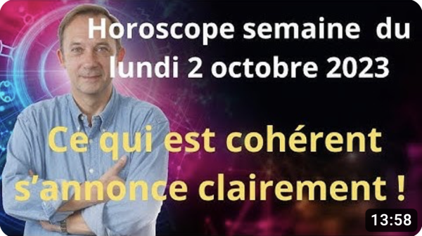 Horoscope de la semaine du lundi 2 octobre par Jean-Yves Espié 