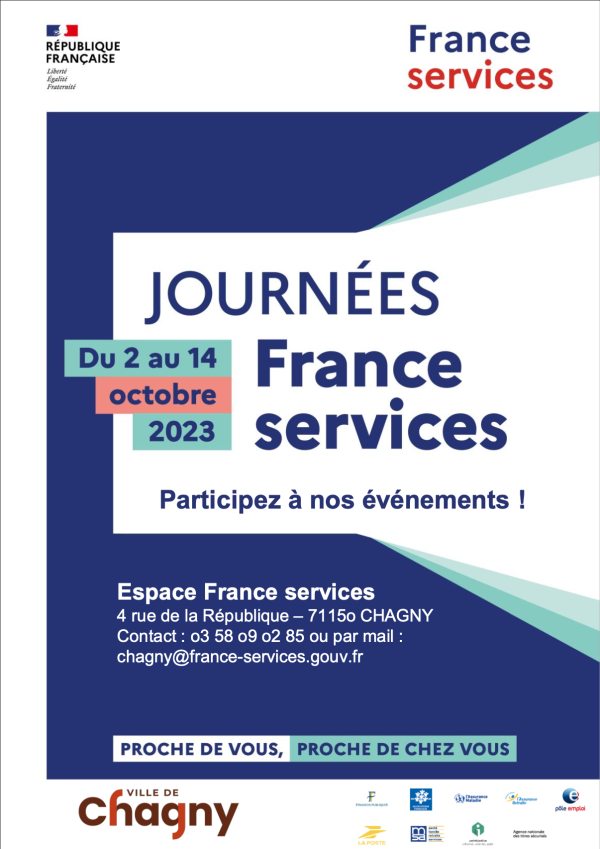 Chagny - Participez aux événements de France services 