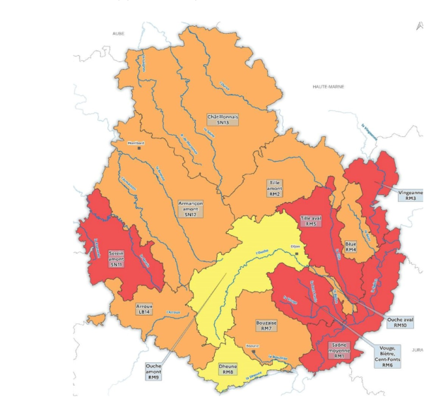 Sécheresse - La tension sur l’eau potable s’aggrave en Côte-d’Or le préfet adapte les mesures de restriction à compter du samedi 14 octobre