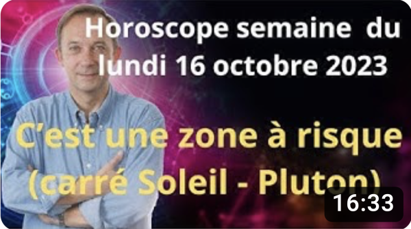 Horoscope de la semaine du lundi 16 octobre par Jean-Yves Espié