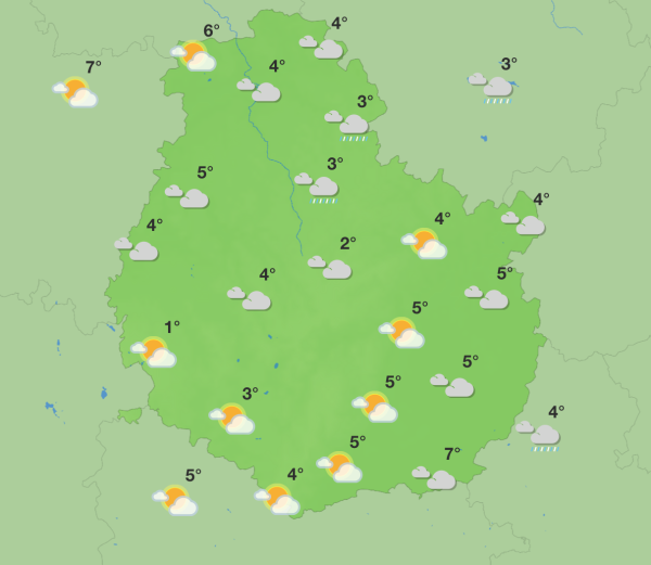 Météo en Côte-d’Or – Un week-end plutôt sur une pente nuageuse