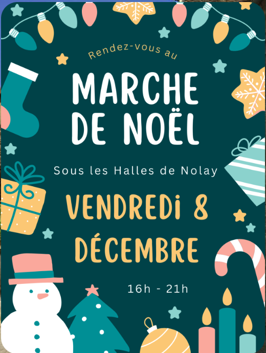 Nolay - Marché de Noël et descente aux lampions ce vendredi 8 décembre