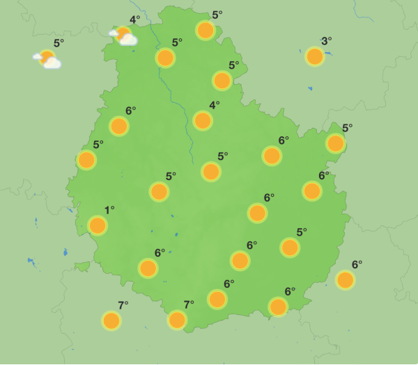 Météo en Côte-d’Or – Week-end ensoleillé et frais	