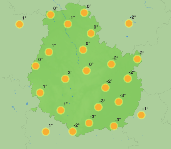 Météo en Côte-d’Or – Un week-end ensoleillé mais glacial