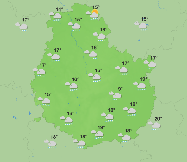 Météo en Côte-d’Or – Week-end pluvieux en perspective