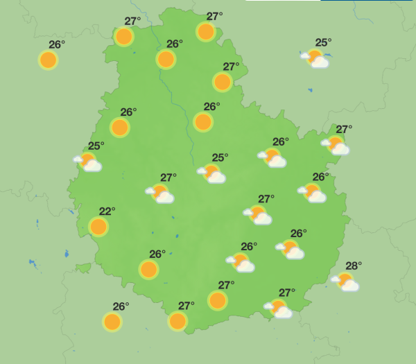 Météo en Côte-d’Or – Une semaine de contrastes à venir