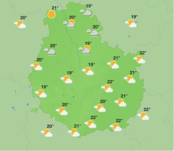 Météo en Côte-d’Or - Un week-end sous le signe de la douceur