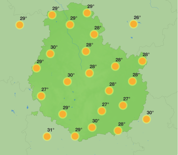 Météo en Côte-d’Or – Une semaine de contrastes