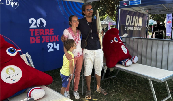 EN IMAGES. JO Paris 2024 : La fan zone du parc Darcy réunit les Dijonnais autour des épreuves olympiques