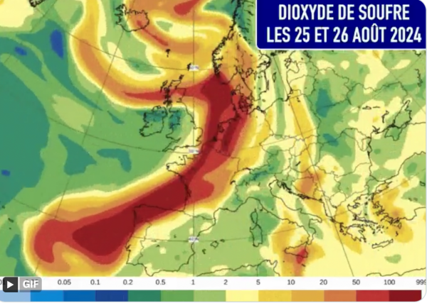 Quel est ce nuage de soufre issu d'un volcan islandais qui survole la France jusqu’à mardi ?