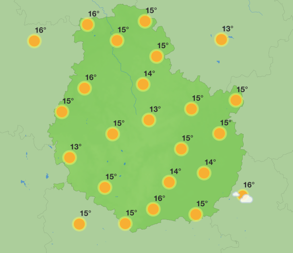 Météo en Côte-d’Or - Un week-end ensoleillé mais frais